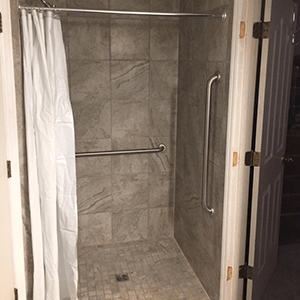 Roll In Tile Shower